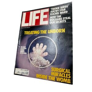 Vintage LIFE Magazine April 1983 Treating the Unborn Rachel Ward Russian Secrets